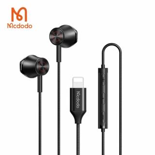 【Mcdodo】麥多多 HP-408 Lightning平耳式線控耳機/耳麥