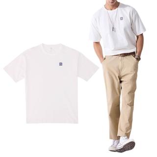 【CONVERSE】Jersey Box Logo Patch Ss Tee 男女款 米白色 短袖 UCJ437-W2Y
