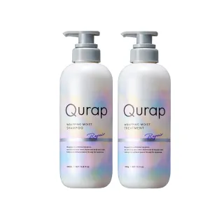 即期品【Qurap】波光覆膜修護洗髮精440mL/潤髮乳440g