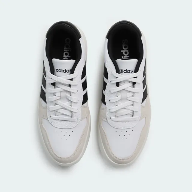 【adidas 愛迪達】LITECOURT 休閒鞋 運動鞋 男鞋 黑 白(JS3875)