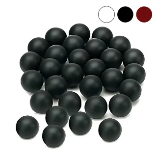 【新錸家居】黑/白/紅 12.7mm重型鋼芯鎮暴彈50入 泰坦彈 3.6g加重硬彈 防身 重複使用(漆彈/防暴鎮暴槍適用)