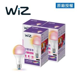 【Philips 飛利浦】WiZ 13W LED全綵燈泡 3入(PW019)
