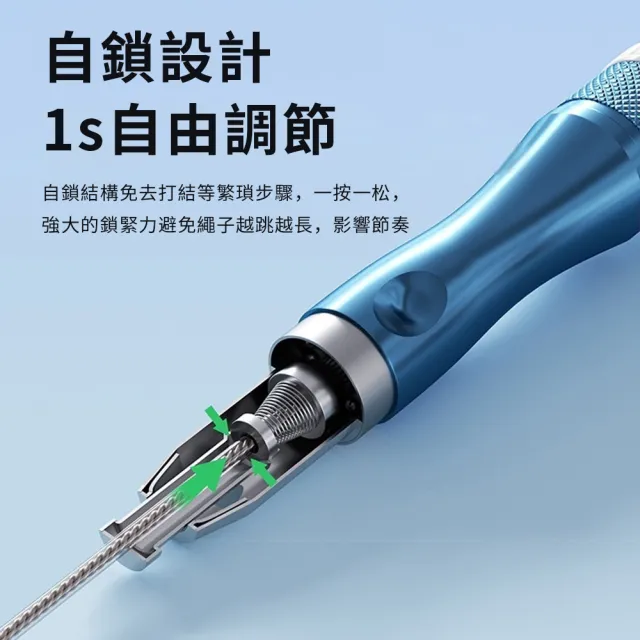 【Cube】雙軸競速專用鋼絲跳繩 訓練跳繩 花式跳繩 運動健身必備 可調長度 高速軸承 提速 禮物