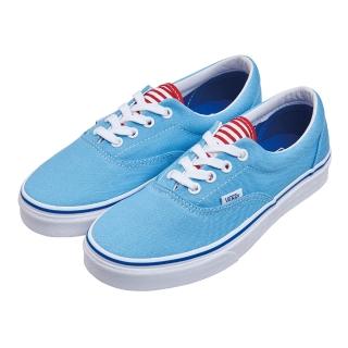 【VANS】Era 經典平底 帆布鞋 女 淺藍色 素面 4孔綁帶 低筒 休閒鞋 滑板鞋 VN0A38FRVP0