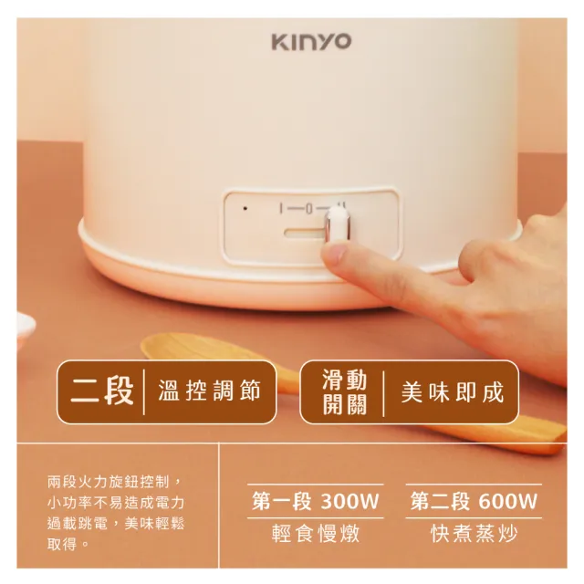 【KINYO】2L 多功能陶瓷美食鍋 料理鍋 快煮鍋(FP-0773)