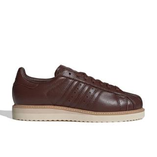 【adidas 愛迪達】Superstar Lux 咖啡皮革 經典 貝殼鞋 休閒鞋 運動鞋 男鞋 IH4175
