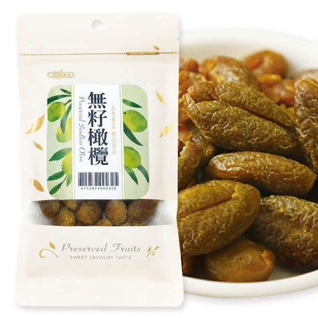 【惠香】無籽橄欖110g X2(甘草口味果乾 已去籽)