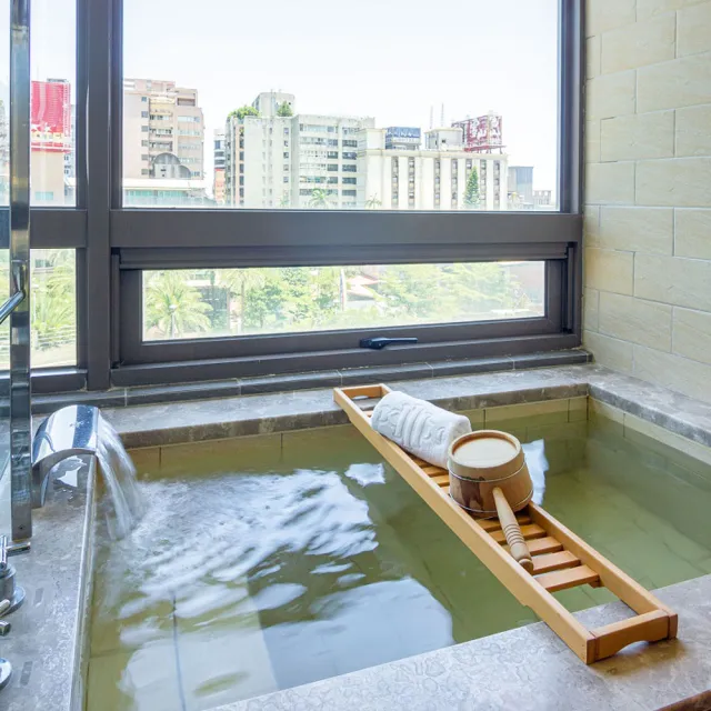 【雀客國際】礁溪麒麟酒店｜謐境輕奢親子客房2大2小含早餐(房內可泡湯)