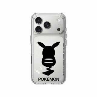 【RHINOSHIELD 犀牛盾】iPhone 14/15/16/17系列 Clear 抗黃化透明防摔手機殼/皮卡丘背面剪影(寶可夢)