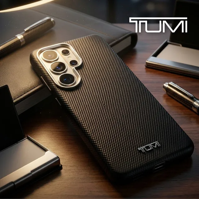 【TUMI】彈道皮革磁吸手機殼 Samsung S26系列