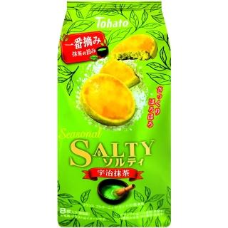 【東鳩】SALTY餅乾-抹茶味8gx8入/袋