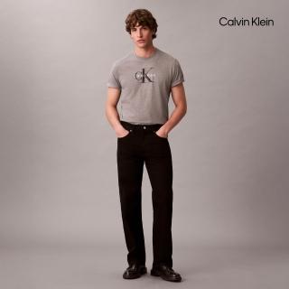 【CALVIN KLEIN】官方旗艦館CK Monogram 圓領 T 恤 灰色