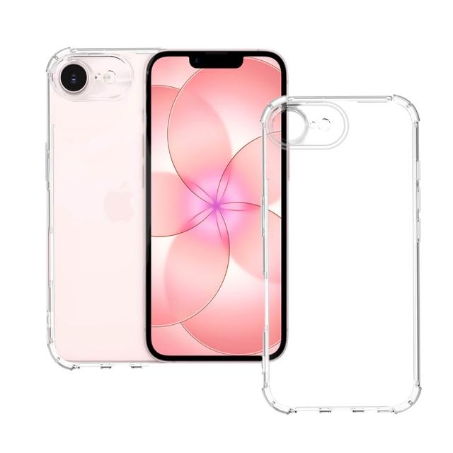 【YOMIX 優迷】iPhone 17e 6.1吋空壓氣墊透明防摔保護殼