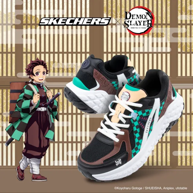 【SKECHERS】男鞋 休閒系列 休閒鞋 鬼滅之刃聯名款-竈門炭治郎款 (802031BRMT)