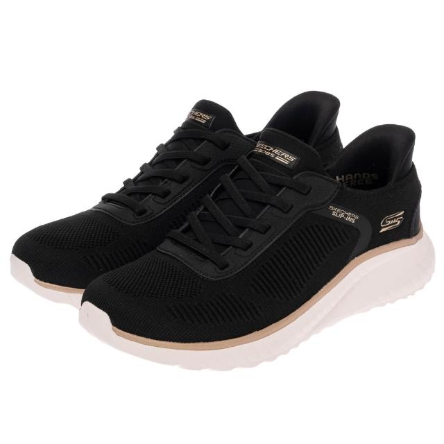【SKECHERS】女鞋 休閒系列 休閒鞋 瞬穿舒適科技BOBS SQUAD CHAOS 寬楦款 (117497WBKGD)