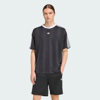 【adidas 愛迪達】Jacquard Jersey 男 T恤 運動上衣 休閒短袖 黑 亞版(KD5830)