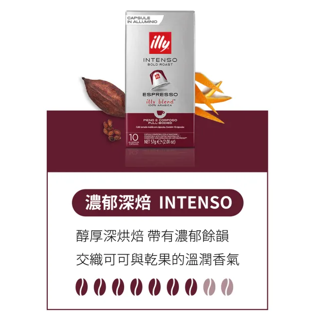 即期品【illy】鋁製咖啡膠囊(57g 中焙 深焙 適用Nespresso)