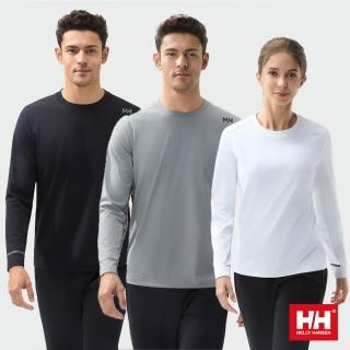 【Helly Hansen】男 女 刷毛 長袖 上衣 黑 白
