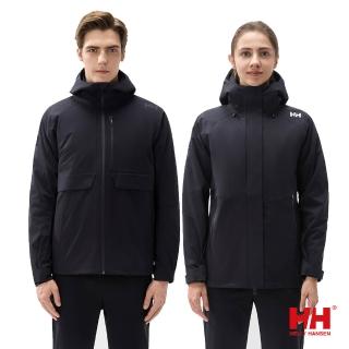 【Helly Hansen】男 女 3WAY 防水 防風 羽絨 兩件式 外套 黑