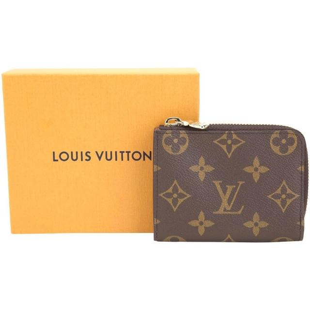 【Louis Vuitton 路易威登】LV M83476 Noa L型老花拉鍊鈔層短夾-咖啡色