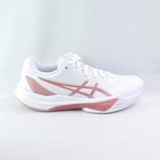 【asics 亞瑟士】SKY ELITE FF 3 女款版型 排羽球鞋 匹克球鞋 (1052A075105白/粉)