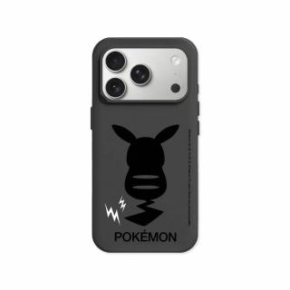 【RHINOSHIELD 犀牛盾】iPhone 15/16/17系列SolidX強化吸震緩衝防摔手機殼/皮卡丘背面剪影(寶可夢)-經典黑