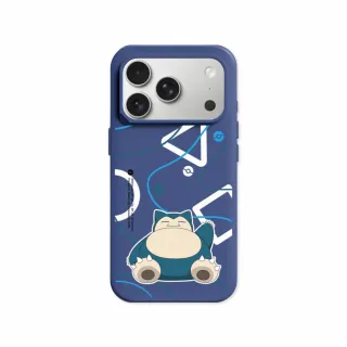 【RHINOSHIELD 犀牛盾】iPhone 16/17系列 SolidX 強化吸震緩衝防摔手機殼/幾何系列-卡比獸(寶可夢)-濃海藍