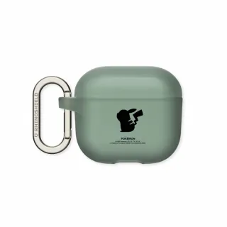【RHINOSHIELD 犀牛盾】適用AirPods 4/Pro 3/Pro 2 防摔耳機保護殼/剪影-皮卡丘 男(寶可夢)