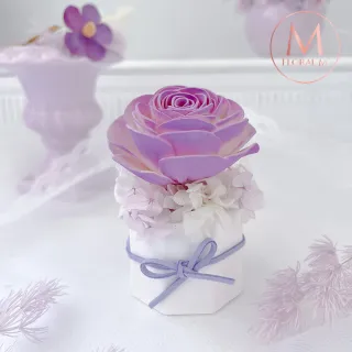 【Floral M】法國鄉村玫瑰香氛擴香花(擴香花/香氛花/花禮/香水精油/居家香氛/桌上裝飾/送禮)
