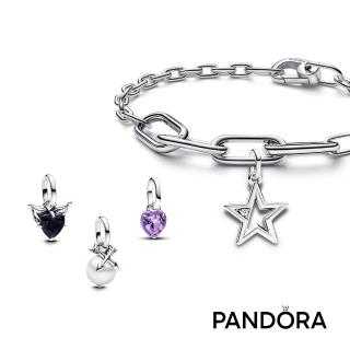 【Pandora 潘多拉】☆送禮推薦☆ Pandora ME 手鏈套組-鎖鏈圈手鏈+迷你串飾(多款任選)