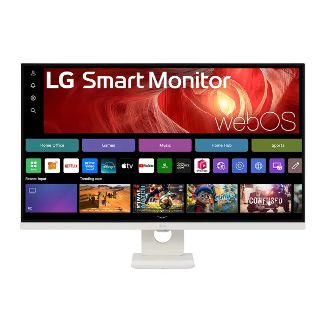 【LG 樂金】HoMIE機 Pro 3S 32U731SA-W智慧聯網螢幕+移動支架組合(32型/IPS/webOS/AirPlay2/IOT操控)