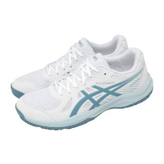 【asics 亞瑟士】排球鞋 Upcourt 6 男鞋 女鞋 白 綠 入門款 羽球鞋 1071A104105