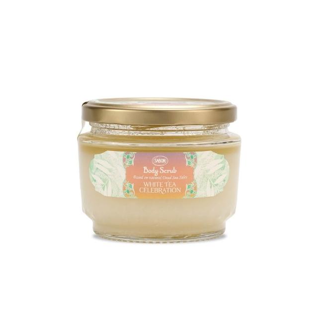 【SABON】官方直營 白茶身體磨砂膏320g(春光限定版)