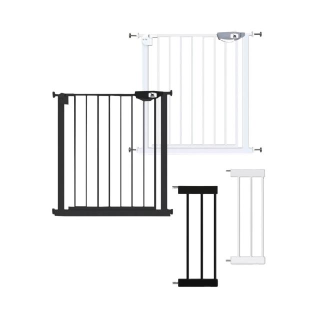 【KIDS PARK】安全門欄-高76公分/適用寬95-104cm(雙向開門+自動回彈/寵物門欄/樓梯圍欄)