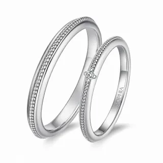 【蘇菲亞珠寶】18K金 深情 結婚對戒 情侶對戒 鑽石對戒