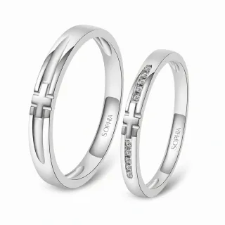 【蘇菲亞珠寶】18K金 真諦 結婚對戒 情侶對戒 鑽石對戒