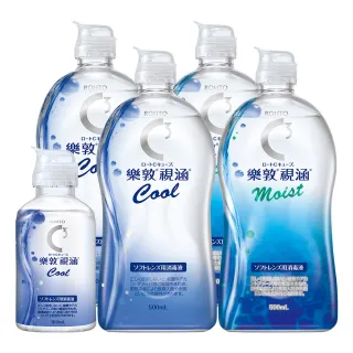 【樂敦】視涵水感多效保養液 長效保濕/清涼滋潤 2100mL(隱形眼鏡藥水 彩片適用 全日水潤 鏡盒一體成形)