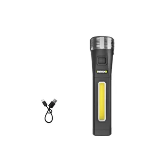 【WORX 威克士】4V多功能迷你手電筒 強光手電筒 LED燈 手電筒 工作燈 聚光燈 泛光燈 照明燈 露營燈 WA1650