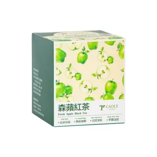 【CAOLY TEA 茗窖茶莊】果語系列-森蘋紅茶茶包3gx10入(水果茶/青蘋果冷/熱泡/果乾/茶葉)