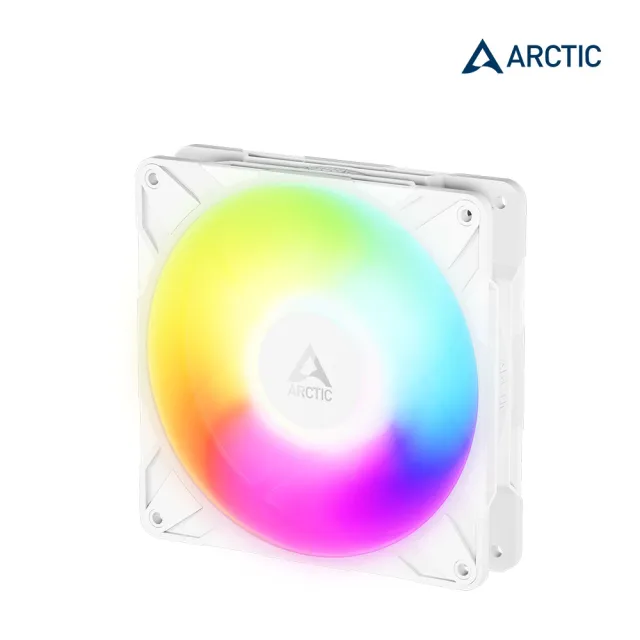 【Arctic】P14 Pro PST Reverse A-RGB 14公分反向高風壓共享風扇 白色 (反向扇 電腦風扇 機殼風扇 散熱)