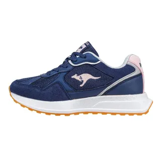 【KangaROOS】慢跑鞋 女鞋 運動鞋 緩震 RACER 2 藍 KW41186