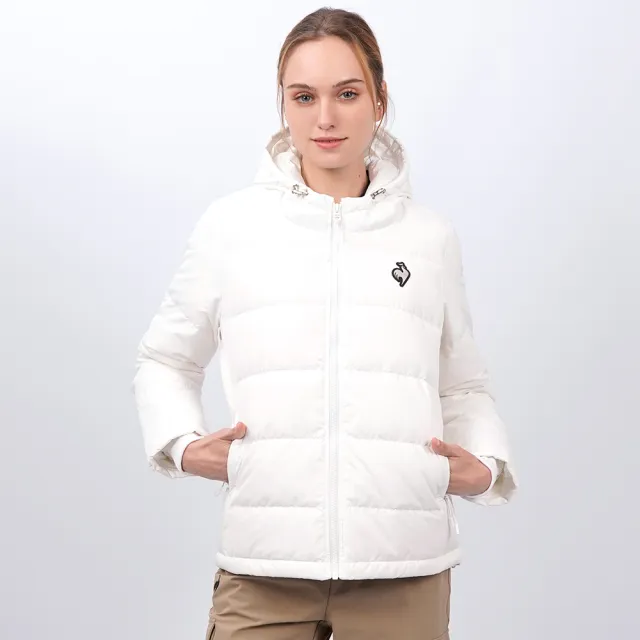 【LE COQ SPORTIF 公雞】防潑水潮流生活羽絨外套 男女款-2色-LOS61891_LOS62891