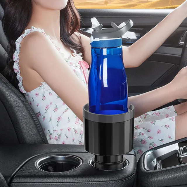 【車選家】加大款車用杯座(杯座 大容量杯架 飲料架 萬用杯架 汽車杯架 車用垃圾桶 把手杯座)