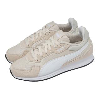【PUMA】休閒鞋 Softride ST Miler 男鞋 女鞋 米 白 麂皮 拼接 402635-09