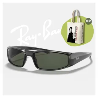 【RayBan 雷朋】Jennie演唱會同款 膠框太陽眼鏡(RB4335-601/71 58mm)