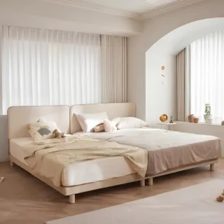 【iloom 怡倫家居】Cusino 親子床組-有床腳(兒童床 雙人床 床架 親子床 子母床 單人床 單人加大)