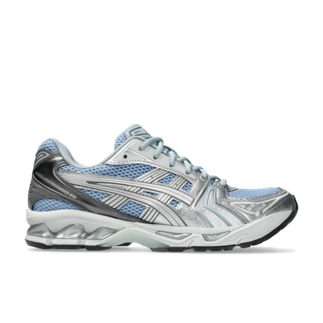 【asics 亞瑟士】Gel-Kayano 14 灰藍 輕量 透氣 緩震 運動鞋 男女鞋 1203A537-401