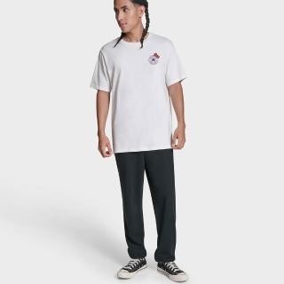 【CONVERSE】短袖上衣 男 女 中性 三麗鷗聯名款 HELLO KITTY CHUCK PATCH TEE 白 CVM5T516-WHT