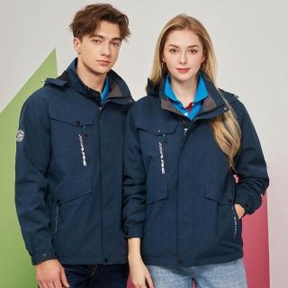 【Londa POLO】防水透濕保暖外套-帽子可拆(P248702)藍色