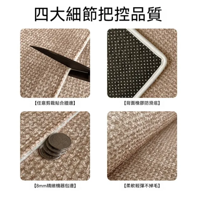 【匠俱】仿劍麻地毯 100*120CM 玄關大門口除塵墊 純色入門腳踏墊 可裁剪自由裁切 止滑耐磨好清洗